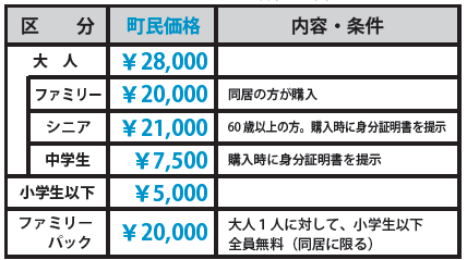 比布スキー場 シーズン券目録☆格安♪ - スキー