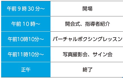 元世界チャンピオンといっしょにバーチャルボクシング! | マイ広報紙